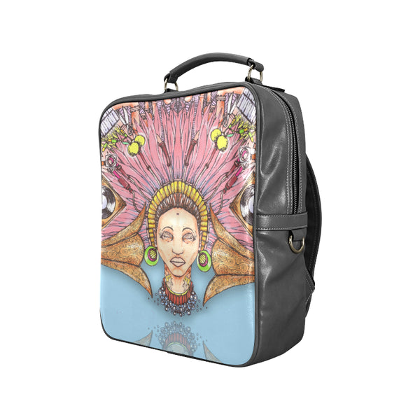 mood static square backpack Square Backpack