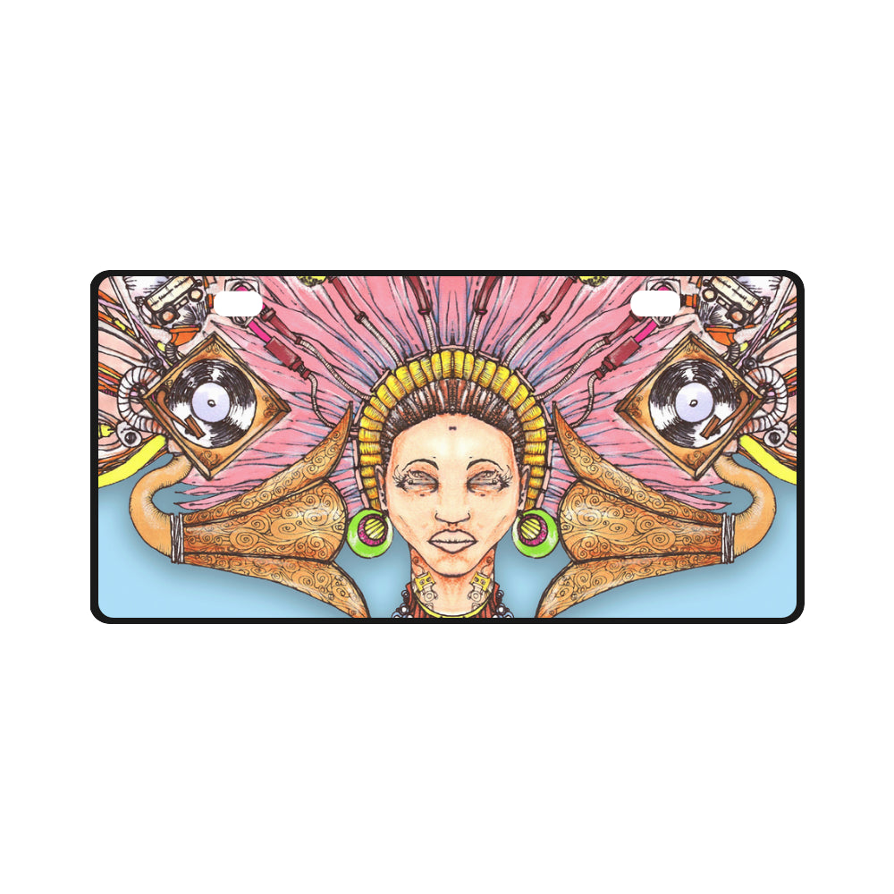 Mood Static License Plate
