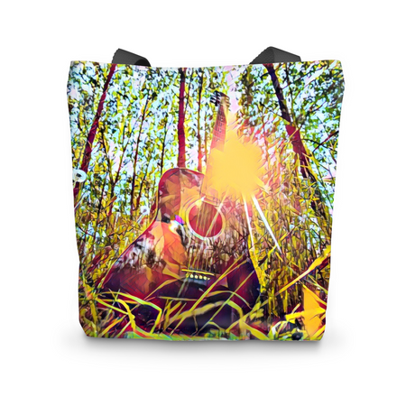 Guitar Forest Tote Bag