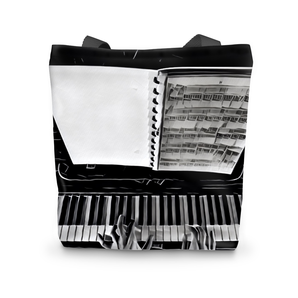 Hands On B/W Birdseye Tote Bag