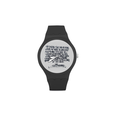 Puro Nuevo Unisex Round Rubber Sport Watch