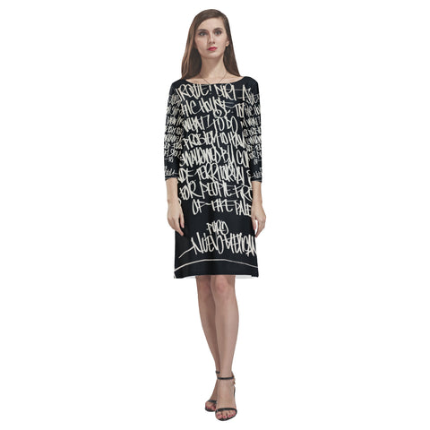 Puro Nuevo Round Neck Dress