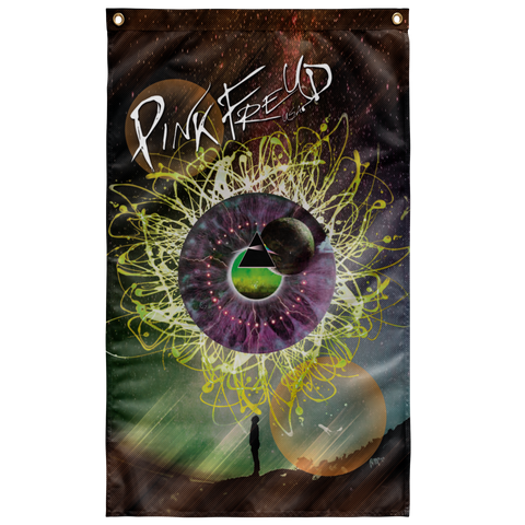 Pink Freud Pulse of Thought Flag