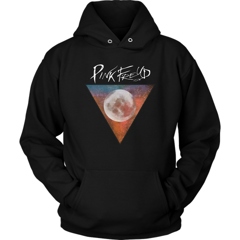 Pink Freud Moon Hoodie