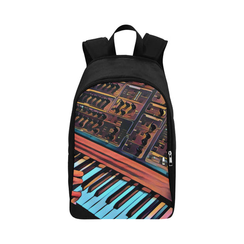 In The Key of Blue Fabric Backpack for Adult