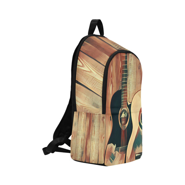 Wood Grain Fabric Backpack for Adult