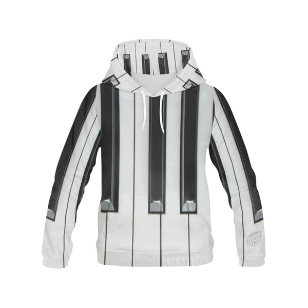 Root Piano All Over Print Hoodie for Men