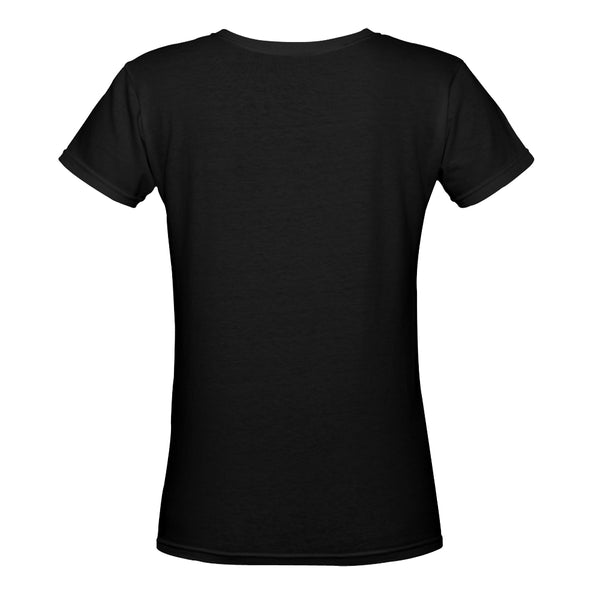 Puro Nuevo Women's Deep V-neck T-shirt