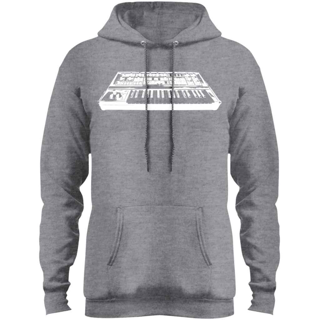 Vintage Synth Fleece Pullover Hoodie