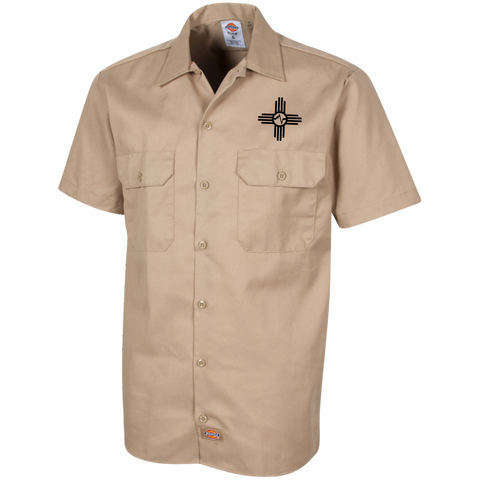 Mondo Vibrations Zia Dickies Men's Short Sleeve Workshirt