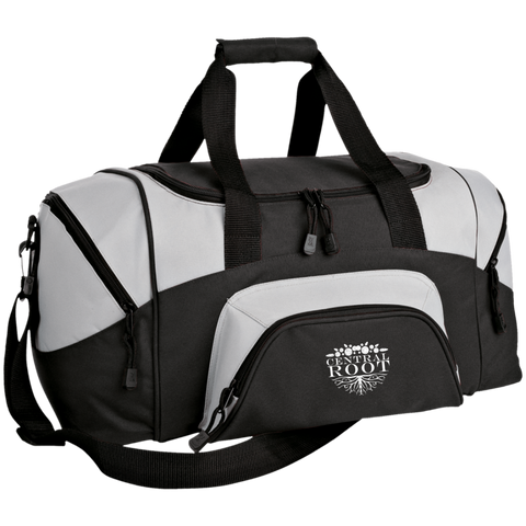 Central Root Small Colorblock Sport Duffel Bag