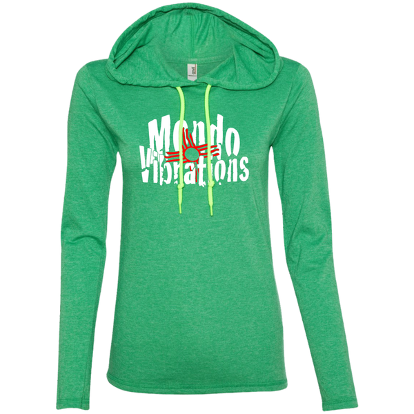 Mondo Vibrations Logo Ladies' LS T-Shirt Hoodie