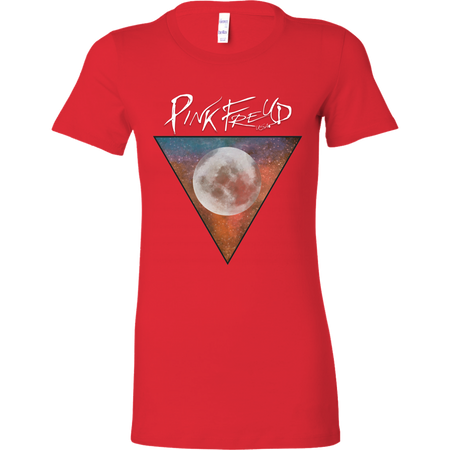 Pink Freud Moon Bella Womens Shirt
