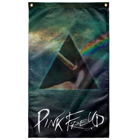 Pink Freud Dank Side of the Moon Flag