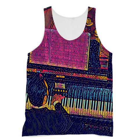 Hands On Birdseye Electric Tank Top