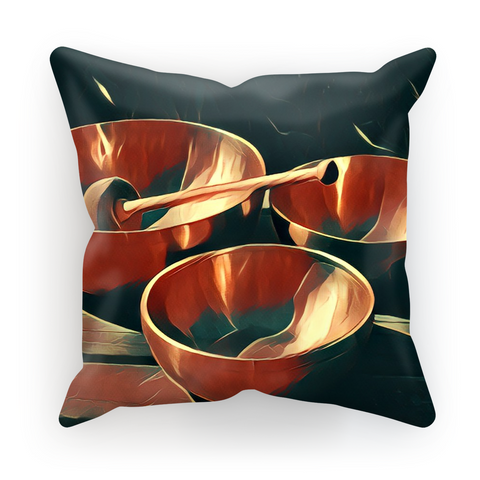 Medicine Bowl Fly Cushion Cover