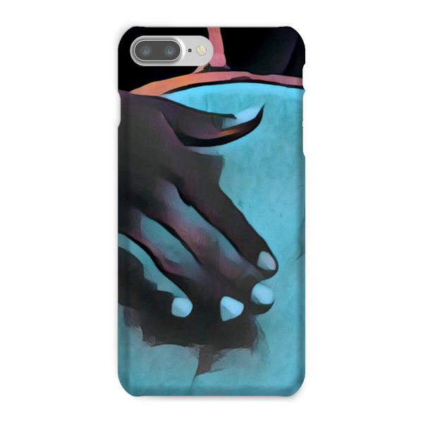 Talking Drums Blue Perspective Phone Case