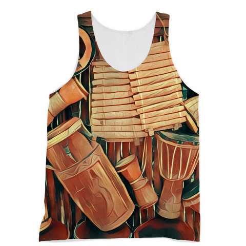 Talking Drums Fly Hanging Tank Top
