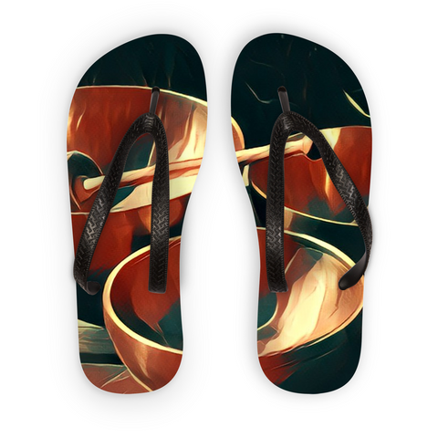 Medicine Bowl Fly Flip Flops