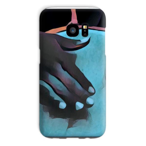 Talking Drums Blue Perspective Phone Case