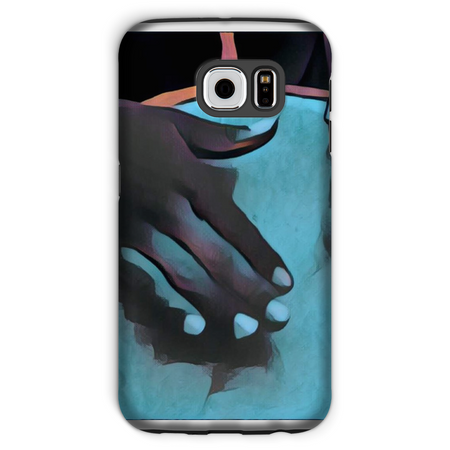 Talking Drums Blue Perspective Phone Case