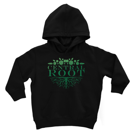 Kids Central Root Green Logo Hoodie