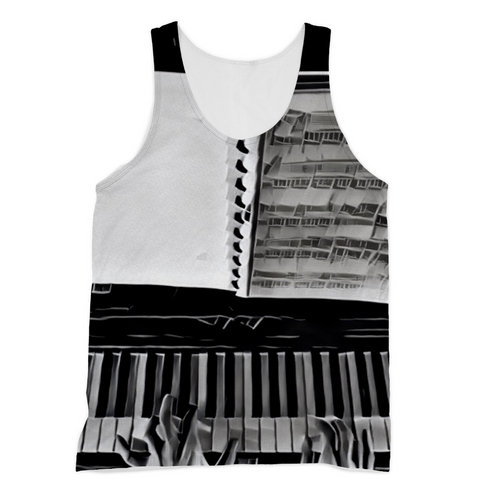 Hands On B/W Birdseye Tank Top