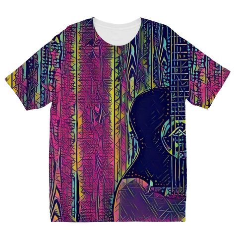Kids Wood Grain Electric T-Shirt