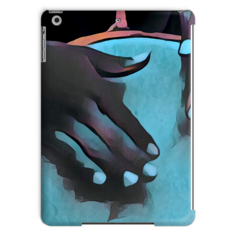 Talking Drums Blue Perspective Tablet Case