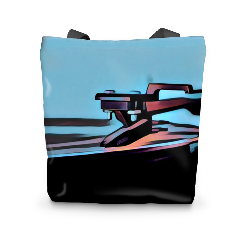 In The Groove Blue Tote Bag