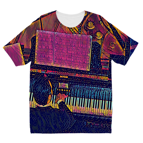 Kids Hand On Birdseye Electric T-Shirt