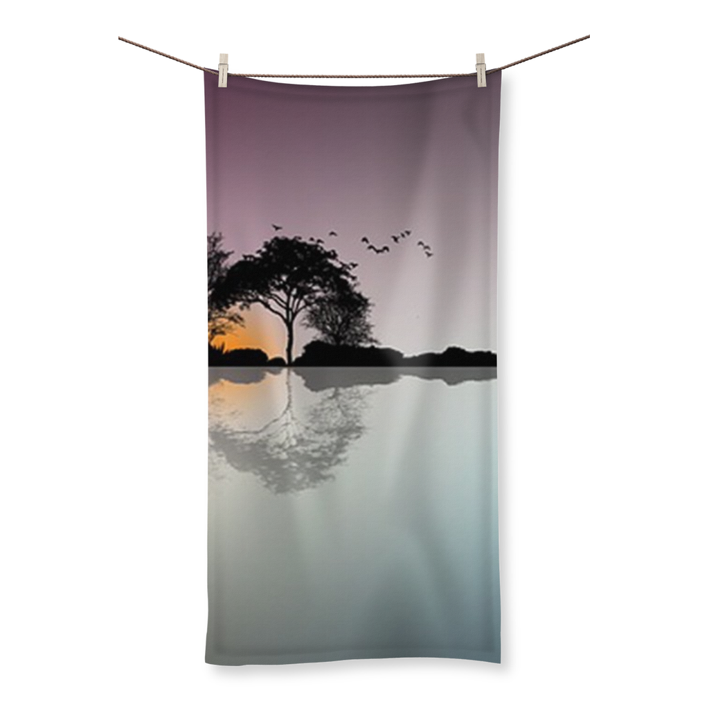 Horizon Dusk Beach Towel