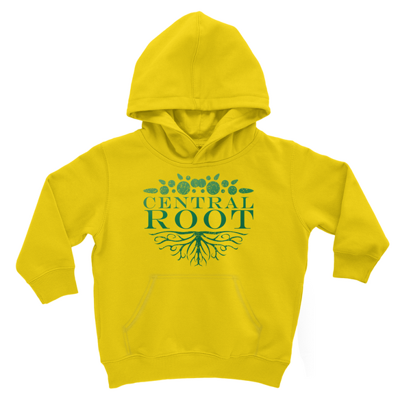 Kids Central Root Green Logo Hoodie