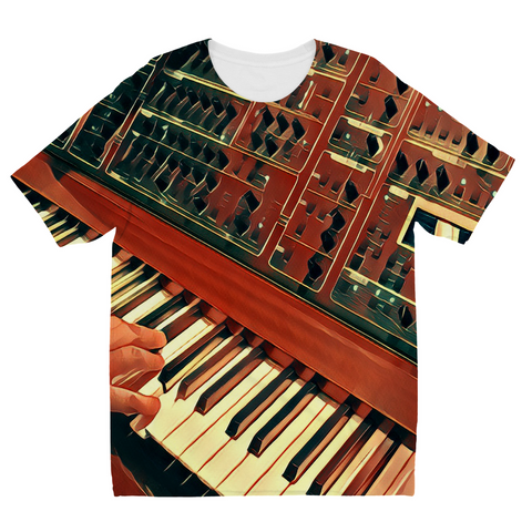 Kids Hands On Keys Fly T-Shirt