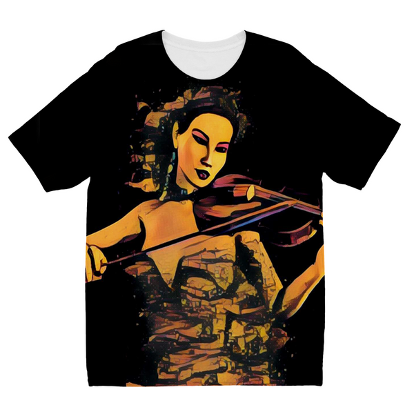 Kids Violin Expression T-Shirt