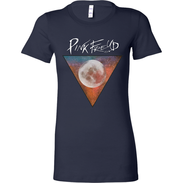 Pink Freud Moon Bella Womens Shirt